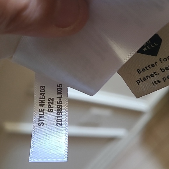 Madewell Lightspun Dorset Blazer, Cream, Sz S - Picture 7 of 7